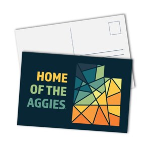 Home of the Aggies Mozaic Utah Postcard